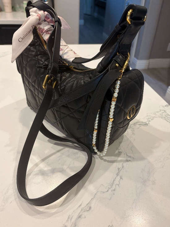 Dior Handbags - Dior Medium D-Dream Bag-Black Macrocannage Lambskin